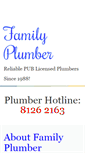 Mobile Screenshot of 24hrfamilyplumber.com